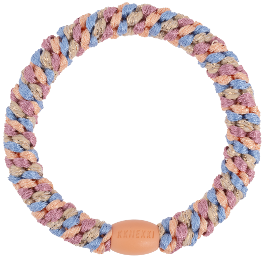 KKNEKKI Glitter Hårstrikk | 21 Varianter Peach Blue Glitter KKNEKKI Glitter Hårstrikk | 21 Varianter Peach Blue Glitter