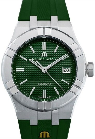 Maurice Lacroix Herreklokke AI6007 SS000 630 5 Aikon Grønn/Gummi