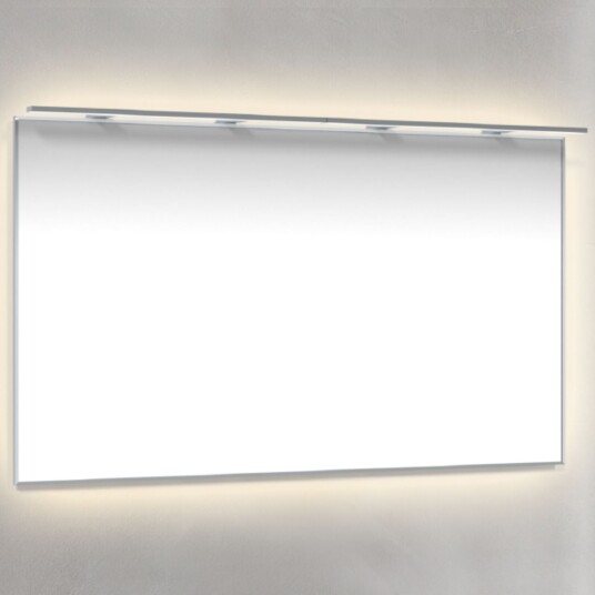 Macro Design Rammespeil Rampe belysning LED med Ambilight Krom / 120cm Macro Design Rammespeil Rampe belysning LED med Ambilight Krom / 120cm