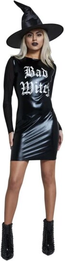 Smiffys Bad Witch Kostyme Dame