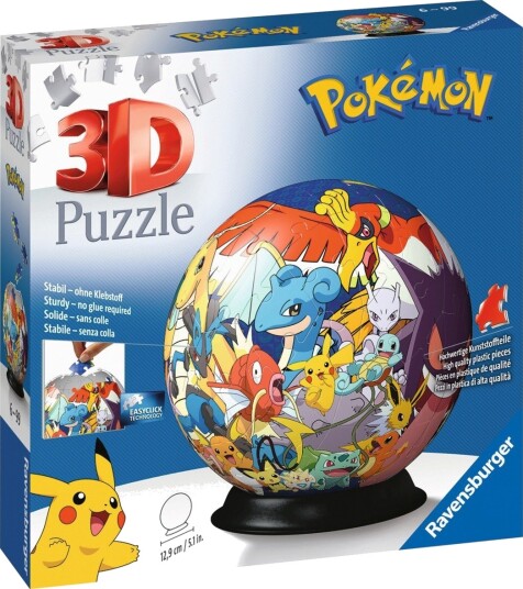 Ravensburger Puslespill 3D 72 Deler Puslespill Pokémon Ravensburger Puslespill 3D 72 Deler Puslespill Pokémon
