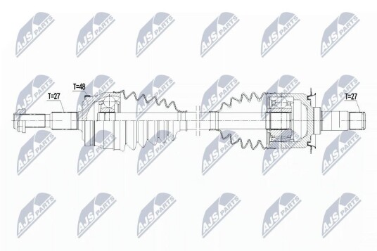 Nty Drivaksel NTY NPW CH 088