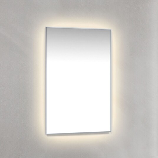 Macro Design Rammespeil med Ambilight Krom / 45cm