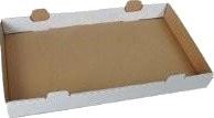 Transportæske 600X430x50 Mm Pakket Ind I Plast,25 Stk/Krt