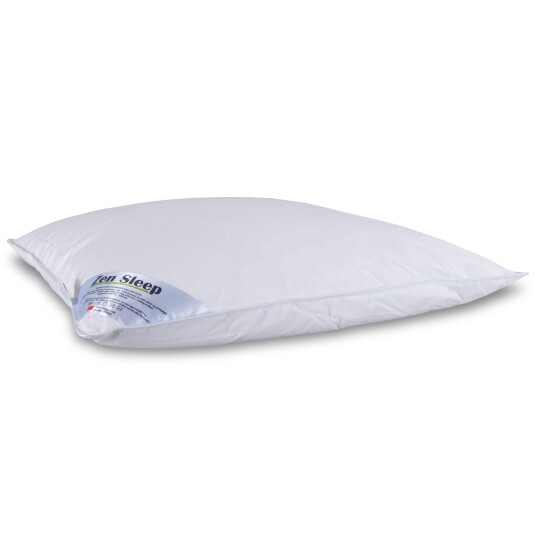Zen Sleep Dunpute - 60x63 cm - 3-Kammer pute med moskusandedun - "Medium" pute - Zen Sleep