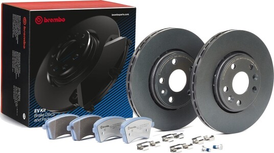 BREMBO KT 08 036 Bremseskiver og -klosser