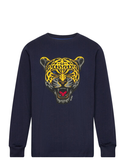 The New Tndavis L_S Tee Navy 158-164
