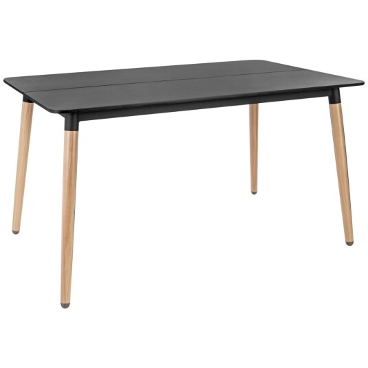 VEGA Utebord Gimani rektangulært; 130x80x72 cm LxBxH; Bordplate Antrasitt Ramme Brun; Rektangulær