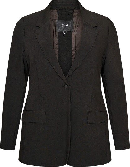 Zizzi   Blazer Mnanah L/S Blazer   Svart