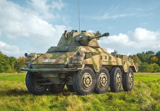 Italeri 1/35 Sd.Kfz. 234/2 Puma Modellbyggesett