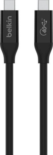 Belkin USB4 100W USB-C Kabel 0,8m Svart