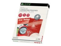Leitz - Glanset, krystallklar - A4 (210 x 297 mm) lamineringspunger