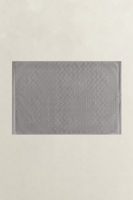 Gant Home Jacquard Herringbone Badematte 60x90 cm Concrete Grey