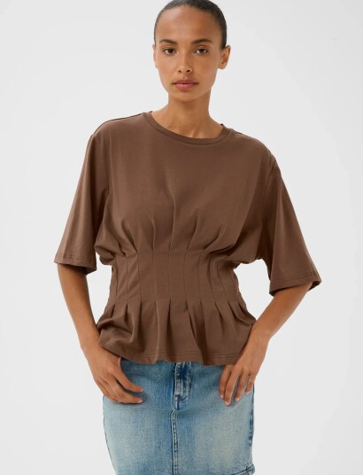 Gestuz Gzinez Tee Brown S Gestuz Gzinez Tee Brown S