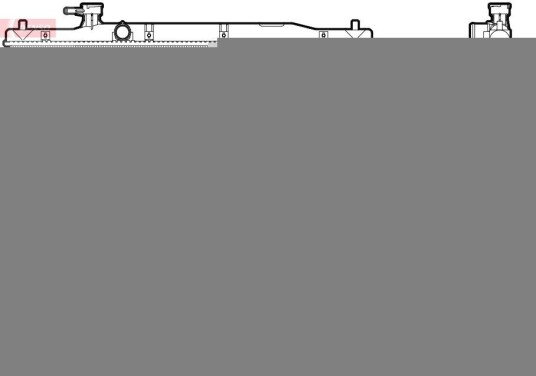 Radiator DENSO DRM40050 Radiator DENSO DRM40050