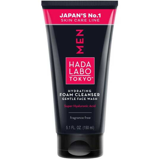 Hada Labo Tokyo MEN Hydrating Foam Cleanser Gentle Face Wash 150 ml