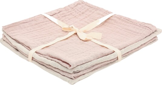 Pippi Organic Cloth Muslin 4-Pack Grey 65X65CM Pippi Organic Cloth Muslin 4-Pack Grey 65X65CM