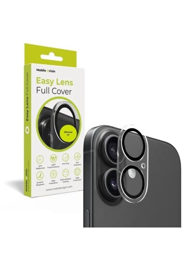 Mobile Origin Easy Lens Full Cover Beskyttelse for iPhone 17 - Klar