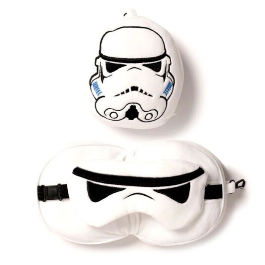 Resteazzz Star Wars Stormtrooper-reisepute med øyemaske