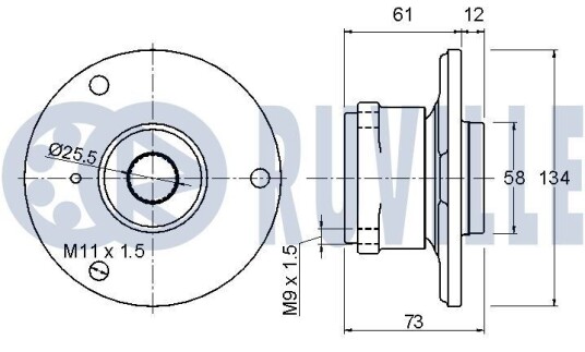 Stabilisator stag RUVILLE 925135 Stabilisator stag RUVILLE 925135