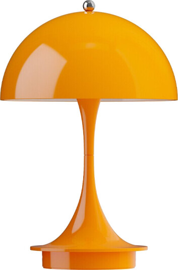 Louis Poulsen Panthella 160 Portable Bordlampe V3 Opaque Orange Lampemesteren