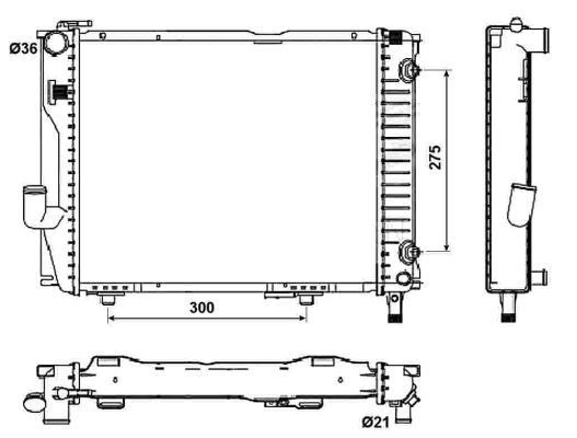 Radiator NRF 53030