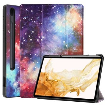 Tri Fold Series Samsung Galaxy Tab S7+/S8+ Folio etui Galakse