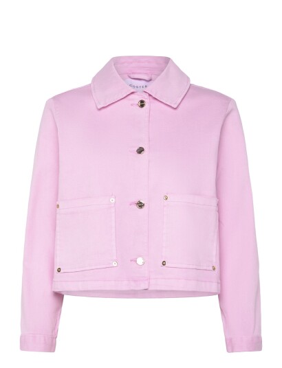Coster Copenhagen Jacket In Pink Denim   Pink   38