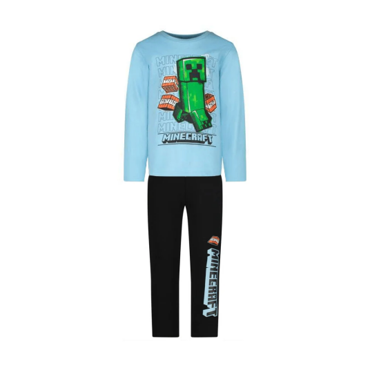 Minecraft Pysjamas TNT Creeper - 152 / 12 år - Barn - Gutt/Jente - 95% bomull/5% viskose