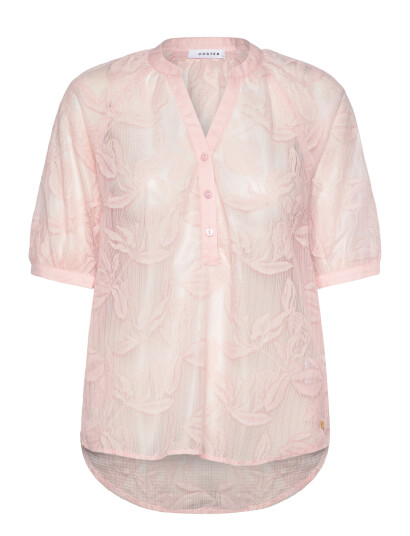 Coster Copenhagen Transparent Shirt With Flowers   Pink   44