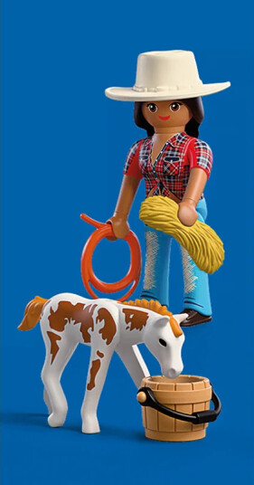 Playmobil DuoPack Rytter med Hest og Føll - Lekefigur
