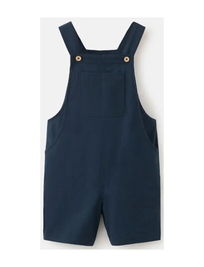 Mango Cotton Short Jumpsuit Navy 2 3 Mango Cotton Short Jumpsuit Navy 2 3