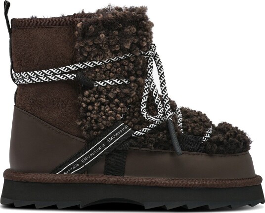 EMU Australia   Boots Blurred Teddy   Brun