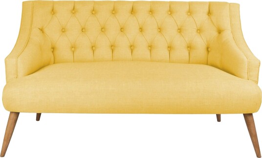 Lamonti 2 seters Sofa Gul/Natur