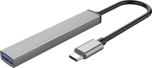 Orico AH 13 USB C hub dokkingstasjon 1x USB A 3.0 + 3x USB A 2.0 grå
