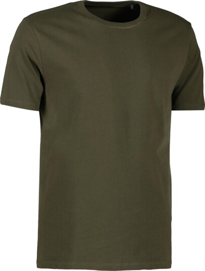 ID Organic T shirt Oliven