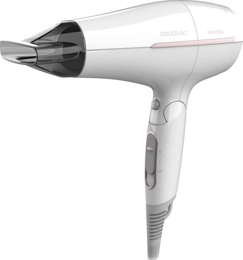 Cecotec Bamba IoniCare hårføner 2000W, ionisk teknologi Hvit