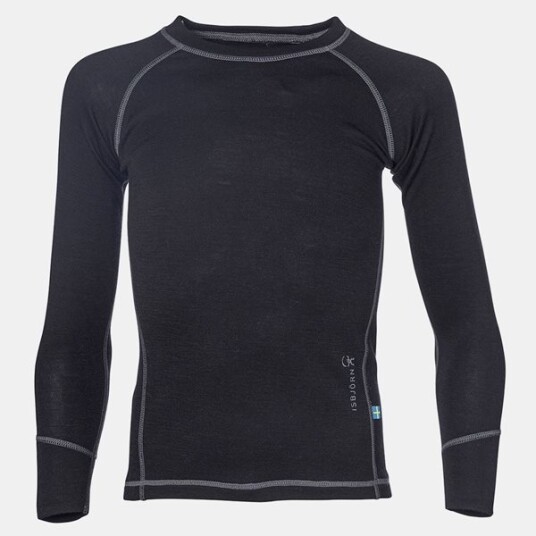 Isbjörn Husky Sweater Baselayer Kids Black 98/104 cl
