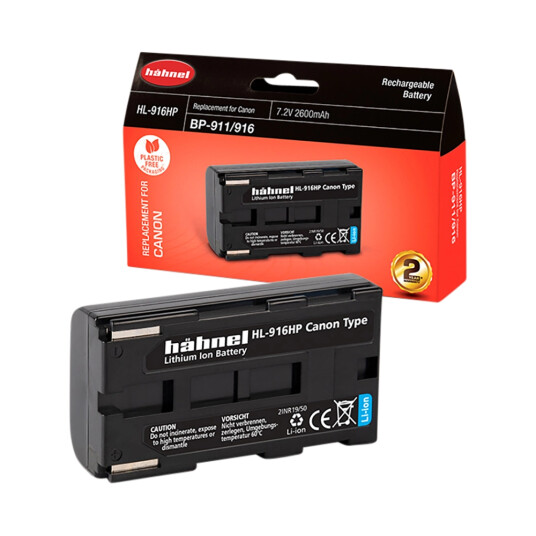 Hähnel Batteri HL-916HP Canon 9xx serie Oppladbart batt Canon m.fl. (BP-915/916) Hähnel Batteri HL-916HP Canon 9xx serie Oppladbart batt Canon m.fl. (BP-915/916)