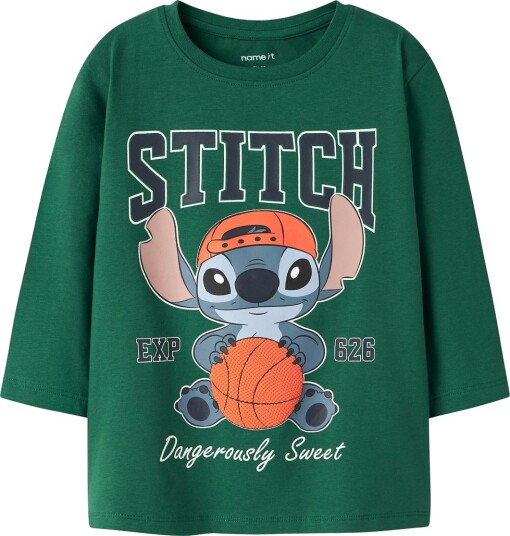 Name It Genser NmmAmdres Stitch Eviggrønn Name It 5 år (110) Genser Oransje