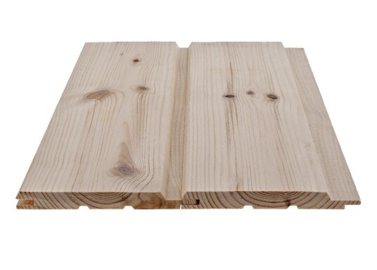 Eidskog Stangeskovene 14x145mm Skygge Skrå Furu Natur