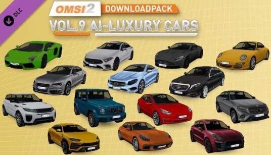 OMSI 2 Add-on Downloadpack Vol. 9 KI-Luxusautos OMSI 2 Add-on Downloadpack Vol. 9 KI-Luxusautos