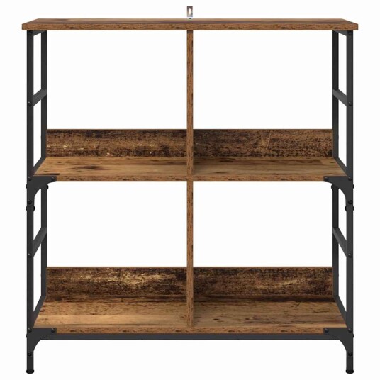 Bokhylle Gammelt tre 78.5 x 33 x 82 cm Konstruert tre