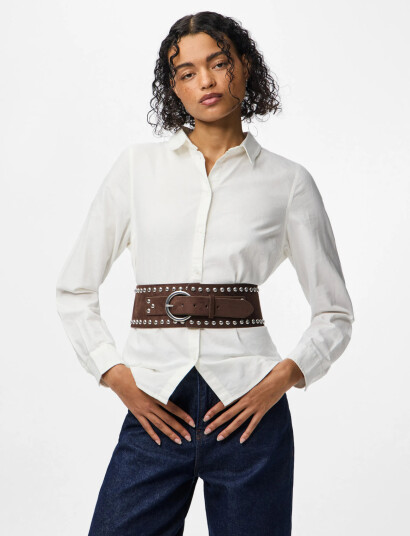 Pieces Pcolina Belt D2D Fsy - Brown - 80 Pieces Pcolina Belt D2D Fsy - Brown - 80