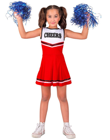 Widmann Rød Cheerleader Kostymekjole 11 13 ÅR 22398 Widmann Rød Cheerleader Kostymekjole 11 13 ÅR 22398