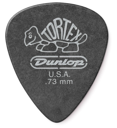 Dunlop Tortex Pitch Svart Standard 0.73mm 12 Pick Pack Dunlop Tortex Pitch Svart Standard 0.73mm 12 Pick Pack