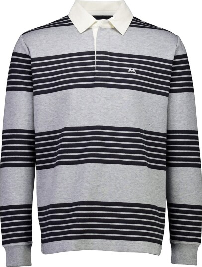Lindbergh Rugby Polo Sweat   GREY MEL   M