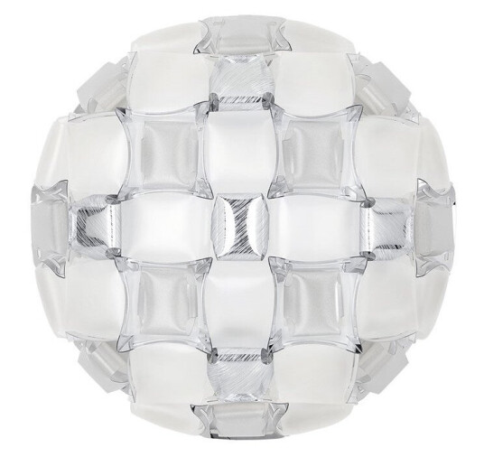 Slamp Mida Taklampe/Vegglampe Medium White/Platinum