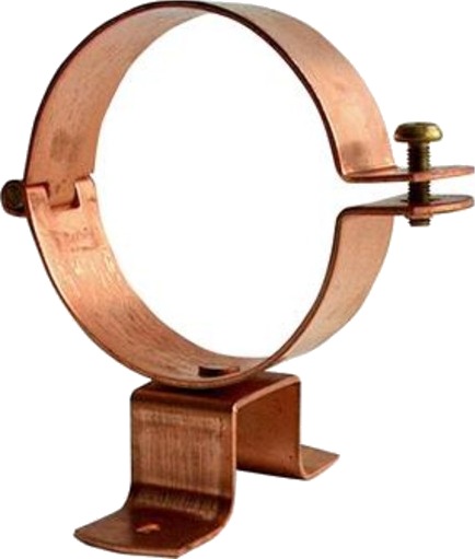 Hengselstift med messingskrue og nagle - 87 mm copper