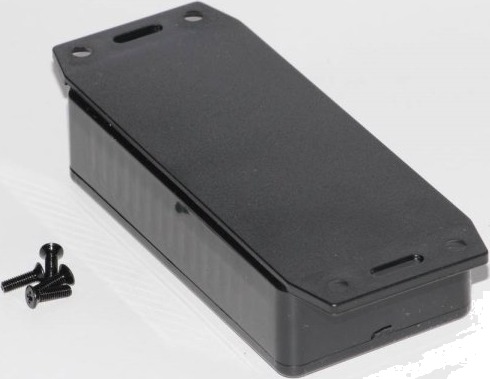 Hammond Electronics 1591AF2BK 100 × 50 × 25 mm ABS Svart Kabinett
